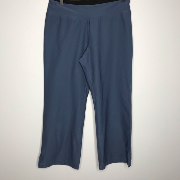 Lucy blue grey cropped relax fit work out pants - Picture 6 of 12